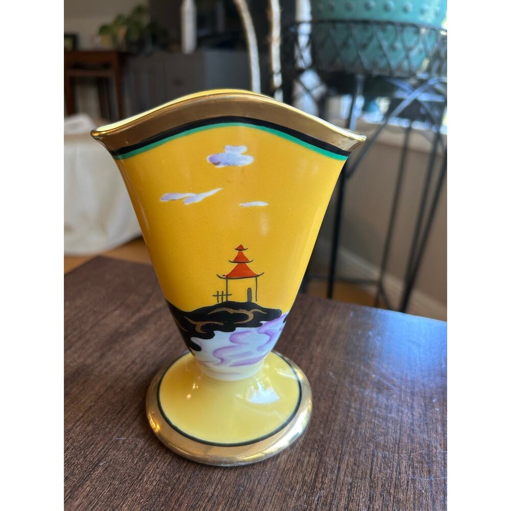 Vintage Noritaki yellow bud base